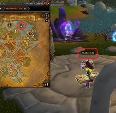 Stormwind Portal Hub, Stormwind, Azsuna , Boralus , Exodar , Shattrath, Stormshield , alliance