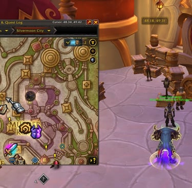 Triam Dawnsetter, Silvermoon, Patch 12.0.5, Patch 12.0.5 Midnight,Void Assaults, The Voidforge, Nebulous Voidcores
