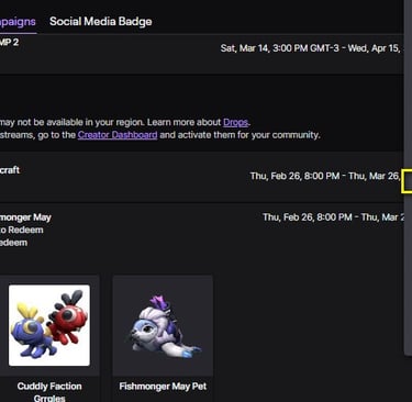 Twich Rewards,WoW Twitch Drops $ Rewards All Campaings, world of warcraft, wow, midnight