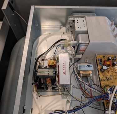 whirlpool microwave not heating