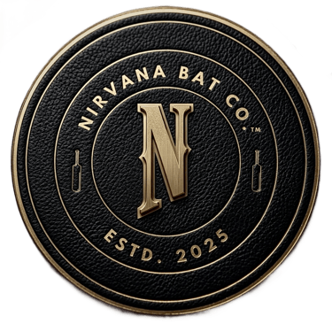 Hand-finished Nirvana cricket bat crafted in the Surat atelier.