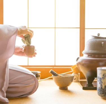 Traditional Japanese tea ceremony in Tokyo
