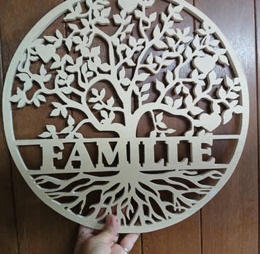 Chantournage d un arbre de vie artisanal