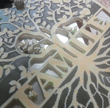 Chantournage d un arbre de vie artisanal