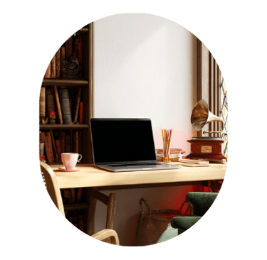 bureau cosy pour la rédaction web seo