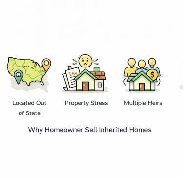 why homeowners sell inherited homes pictures