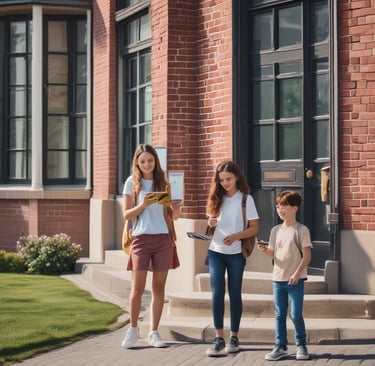 photo of white staircase