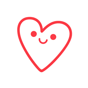 ícono corazón rojo Talenty