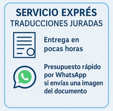 servicio exprés traducción jurada alemán