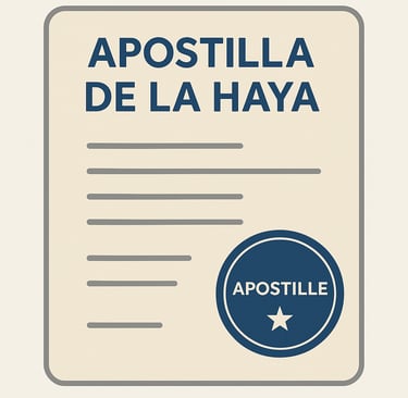 Traducción Jurada alemán Apostilla La Haya