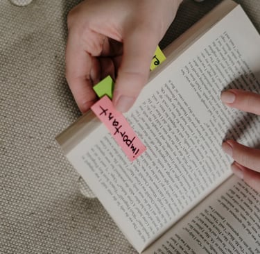 Photo by cottonbro studio: https://www.pexels.com/photo/person-holding-a-book-3832025/