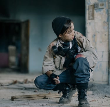 Photo by cottonbro studio: https://www.pexels.com/photo/man-in-brown-jacket-and-black-cap-sitting-on