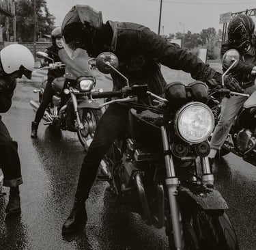 Photo by cottonbro studio: https://www.pexels.com/photo/men-in-woman-with-motorbikes-parked-on-the-r