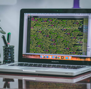 Photo by hitesh choudhary: https://www.pexels.com/photo/turned-on-macbook-pro-693859/