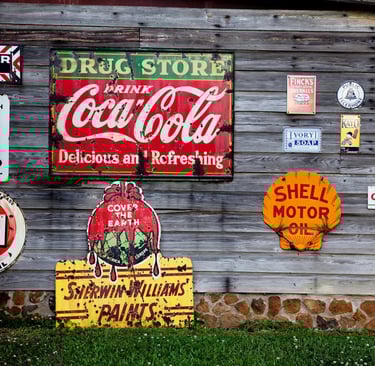 Photo by Pixabay: https://www.pexels.com/photo/drug-store-drink-coca-cola-signage-on-gray-wooden-wal