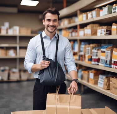 an employee doing automation