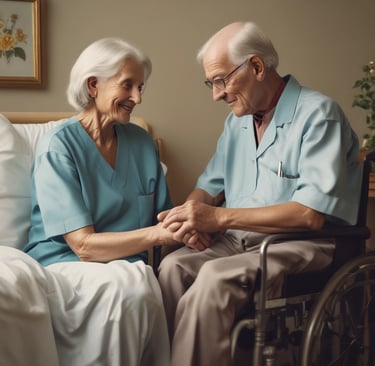 A letter board displays the words 'BIPOLAR DISORDER' surrounded by scattered letters. Nearby, there is a clipboard with a blank sheet of paper and a pencil, accompanied by a cup of black coffee. Three photographs show different facial expressions, and a small potted plant is visible. The surface is textured in a neutral tone.