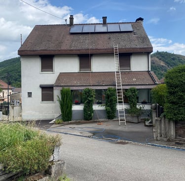 Nettoyage est traitement hydrofuge incolore avant
