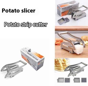 "Découpe-frites professionnelle Sylla-Ci - Rendement 5kg/min, acier inoxydable"