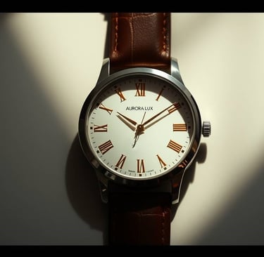 Pilih Leather Strap atau Stainless Steel
