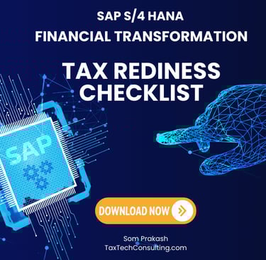 Tax Transformation Readiness Checklist