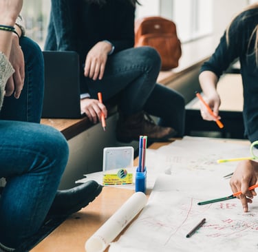 Gruppo di lavoro, team, collaborazione, hackathon