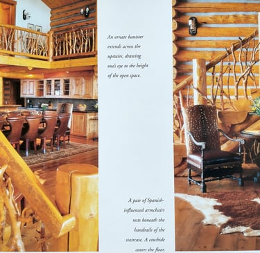 Hand Rails in Ralph Kylloe's Cabins & Camps