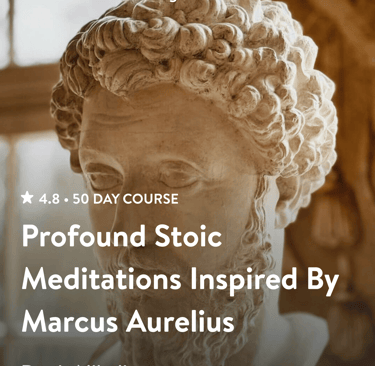Listen on InsightTimer! Meditations By Marcus Aurelius: 25 Guided Meditation Scripts Ready To Practi