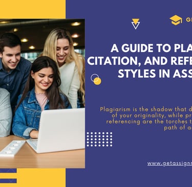 A Guide to Plagiarism, Citation, and Referencing styles in Assignment Writing