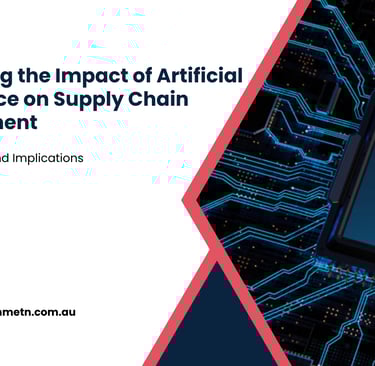 Navigating the Impact of Artificial Intelligence on Supply Chain Management