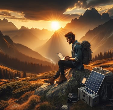 traveling working nomad.