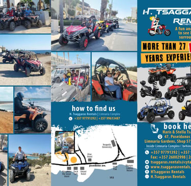 buggy and quad rentals and safari paphos