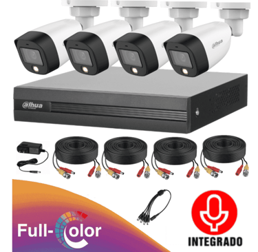 Dahua Vigilancia Inteligencia Artificial Casa Luz Azul