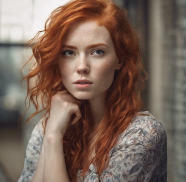 woman wearing black crew-neck shirt