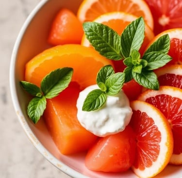 Citrus Kissed Keto Fruit Salad