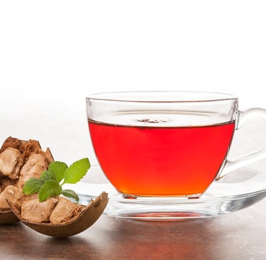 Tea sweetened with monk fruit
