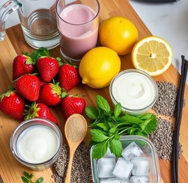 Strawberry Smoothie Recipe Ingredients