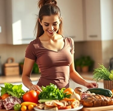 Woman Prepping her Custom Keto Diet Plan