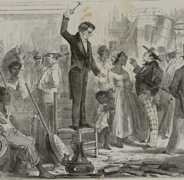 l' arrivée des premiers esclaves en Louisiane