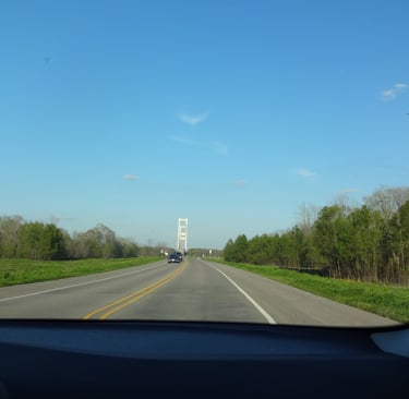 sur la route de Nouvelle-Orléans vers Natchez