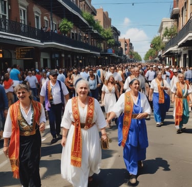 La fête des Grecs à la Nouvelle Orléans