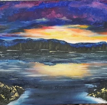 Awestruck (painting) Kylee Nicole Smith
