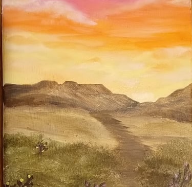 Desert Hues (painting) Kylee Nicole