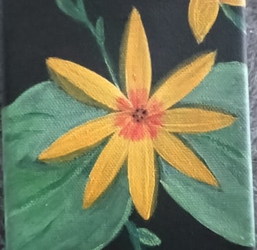 Firebud 3 (painting) Kylee Nicole Smith