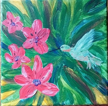 Jungle Flyer (painting) Kylee Nicole