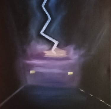 Shock Strike (painting) Kylee Nicole Smith
