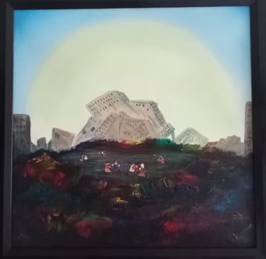 Rise by Kneeling (painting) Kylee Nicole Smith