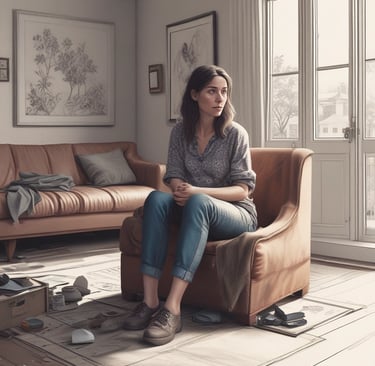 photo of white staircase