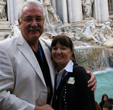 Bill & Sandy in Rome