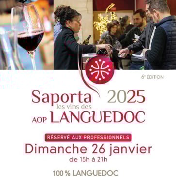 Salon des Vins du Languedos au Mas de Saporta
